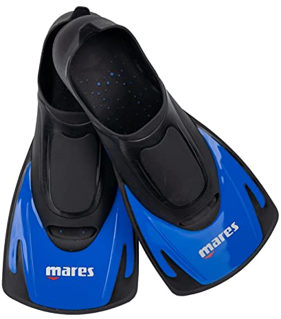Aletas Mares Aquazone Hermes, Aletas de Snorkel Adulto, Unisex, Azul, 34