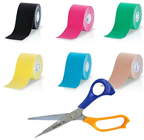 Star Tape Set + extrascharfe Kinesiologie -Tape Schere