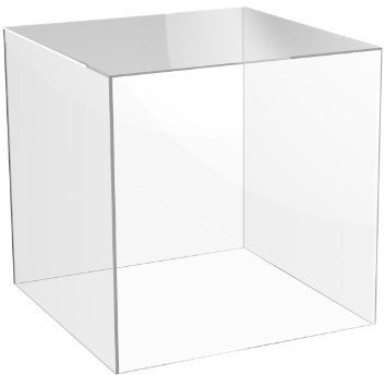 Acrylic Cube Display (400mm x 400mm x 400mm) 5 Sided Box