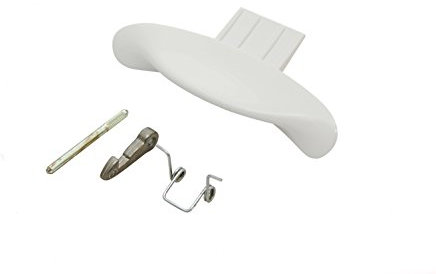 Hotpoint Washing Machine White Door Handle Kit. Genuine part number C00116580