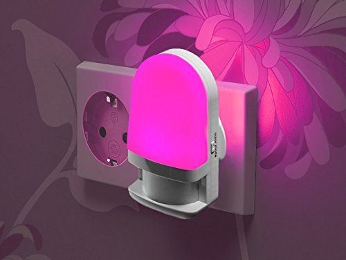 Auraglow Fiche Changement de couleur Veilleuse LED Sécurité lumière avec capteur de lumière du jour automatique