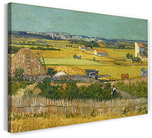 Printed Paintings Leinwand (80x60cm): Vincent Van Gogh - Die Ernte