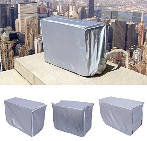 iFCOW climatiseur extérieur Couverture Anti-poussière Anti-Neige imperméable conditionneur Cache-poussière pour la Maison