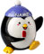 alles-meine.de GmbH große Spardose - Motivwahl - Pinguin - inkl. Name - mit Verschluß - aus Kunstharz - 12 cm - stabile Sparbüchse - Sparschwein - für Kinder & Erwachsene/lusti..