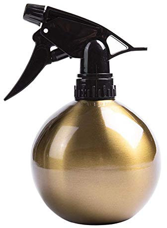 Tubayia Edelstahl Gießkanne Blumen Bewässerung Sprühflasche Pflanzensprüher für Zuhause, Büro, Garten (Goldene)