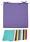 Coen Bakker Jack Outdoor Stuhlkissen 40x40cm Lounge Kissen Wasserfest Sitzkissen Garten Lotus Effekt, Farbe:Lila