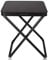 your GEAR Tavolino 3D Hocker mit Abnehmbarer Tischplatte, Aluminium Klapphocker mit Quick Dry 3D Mesh Polsterung