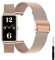 HYKEJI Ersatzarmband Kompatibel Mit Huawei Watch Fit Mini - Edelstahl Metall Armband für Damen/Herren (Roségold)