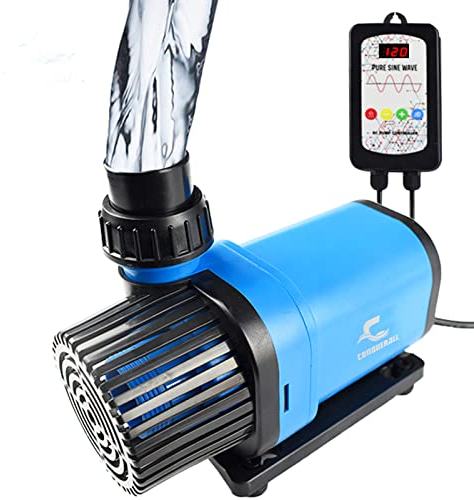 CONQUERALL 980GPH 20W Pompa d'acqua sommergibile 24V DC Pompa di ritorno Pompa d'acqua a frequenza variabile Tecnologia sinusoidale Adatto per laghetto fontana acqua dolce e acqua salata