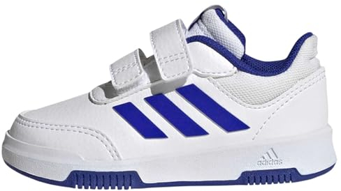 adidas Tensaur Hook and Loop Shoes Laufschuhe, Cloud White/Lucid Blue/Black, 27 EU
