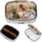 Personalisierte Pillendose mit Foto, 2 Fächer Tablettenbox für Medikamente, Individualisierte Tragbarer Pillen Organizer für unterwegs, Personalisierbare Medikamentenbox mit eigenem Text/Logo