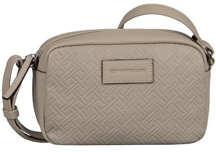 TOM TAILOR Mirenda Damen Umhängetasche Handtasche Mittelgroß Beige
