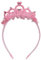 Rosa Prinzessin Haarreif zum Kostüm mit Krone | Diadem