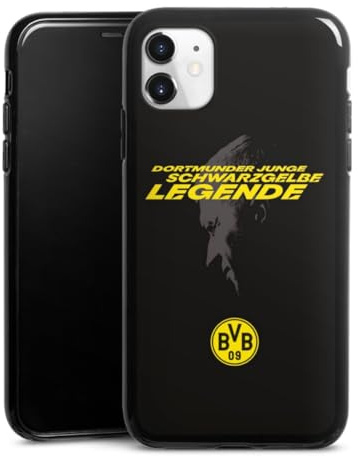 Silikon Hülle kompatibel mit Apple iPhone 11 Case schwarz Handyhülle Marco Reus Borussia Dortmund BVB