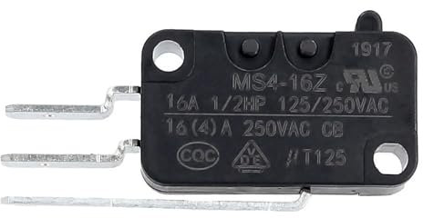VIOKS Micro interrupteur pour régulateur de niveau d'eau de rechange pour Bosch 00165256 Interrupteur à capteur pour le niveau d'eau dans le lave-vaisselle 250 V 16 A