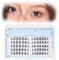 WUMZIRA faux cils Faux cils Look naturel, Curly Cat Eye Lashes Curl Faux cils avec volume naturel Wispy œil de chat cils