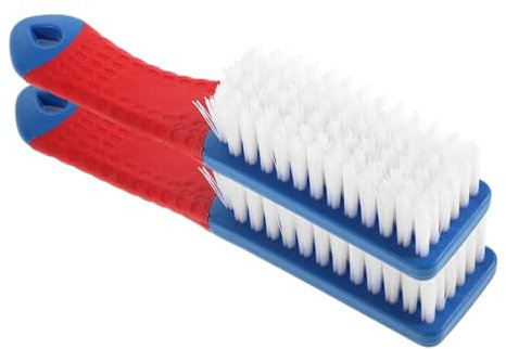 Housoutil 2pcs Nano Soft Bristle Shoe Brush Shoe Washing Brush Multifunctional for Stains and Laundry