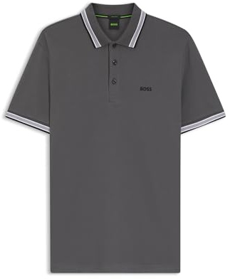 BOSS Men's Paddy 10241663 01 Polo, Open Grey 071, 5XL