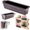 KADAX Pflanzkasten 16er Set für Paletten mit Hängesystem, 37x9 cm Braun, zum Bepflanzen & Dekorieren als Balkonkasten, Blumenkasten für Europalette, Blumentopf-Einsatz & Übertopf in Palettengärten