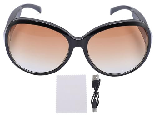Occhiali da Sole Intelligenti Bluetooth con Intelligenza Artificiale, Occhiali da Sole Bluetooth Polarizzati UV400, Occhiali Intelligenti con Controllo Vocale e Chiamate con