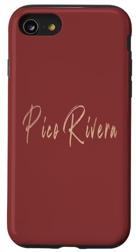 Pico Rivera California Diseño elegante vintage Carcasa para iPhone SE (2020) / 7 / 8