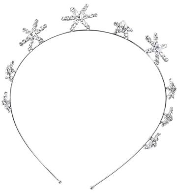 PartyKindom Six Pointed Star Haarreif Braut Kopfschmuck Leichtes Material Kreatives Design Für Hochzeit Damen Party Fest