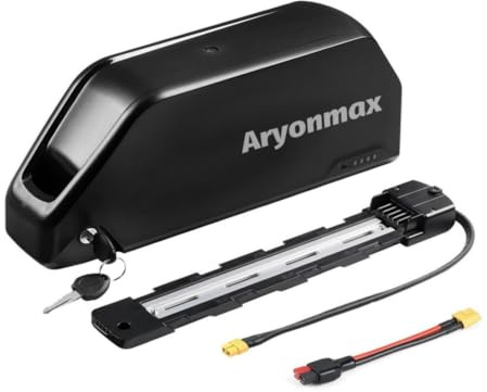 48V 52V Ebike Battery 20AH 25AH with Charger and 5Pin Base, Long Range Lithium ion E Bike Battery Pack for 200W-1500W Electric Bicycle (52V 20Ah,Grade A Cell)