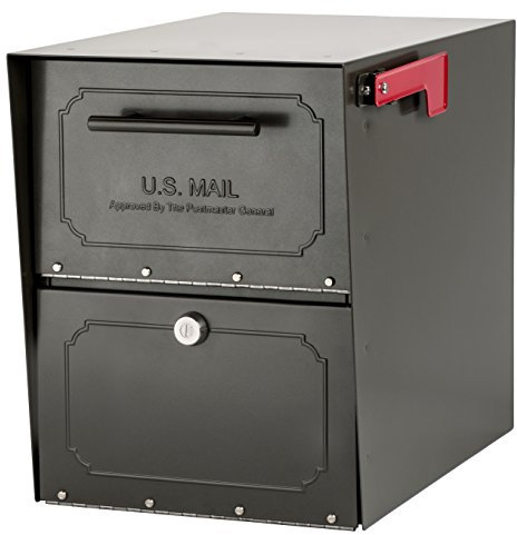 ARCHITECTURAL MAILBOXES 6200Z-10 Oasis Classic Post Mount, Graphite Bronze