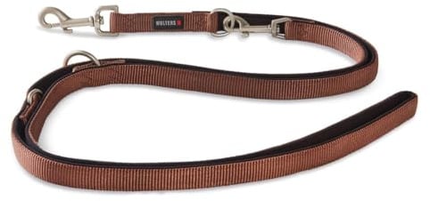 Wolters | Führleine Professional Comfort in Tabac/Schwarz | L 200 cm x B 10 mm