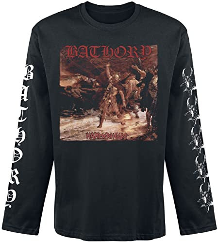 Bathory Hammerheart Männer Langarmshirt schwarz M 100% Baumwolle Band-Merch, Bands