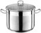 GSW Stahlwaren GmbH Jumbo Faitout, Argent/Transparent, 30 x 24 cm, 17 Litre