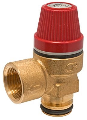 Altecnic Caleffi 6 Bar Pressure Relief Push Fit O-Ring Type - 312007CST