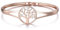 Philip Jones Bracelet Manchette Arbre de Vie Plaqué Or Rose Créé avec des Cristaux Zircondia®