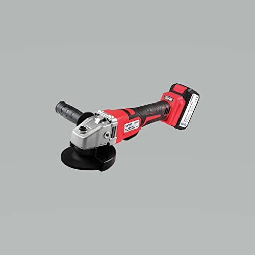 KUNZER 7AWS125 Akku-Winkelschleifer - 125mm Scheiben, 8.000 U/min - Schleifgerät im Set inkl. Ladestation und 18V Akku