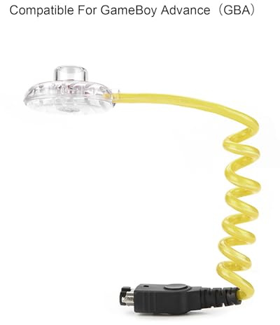 Jelquix LED-Lampe, Tragbare Beleuchtung für GameBoy Advance, Flexibles Weißes Wurmlicht für SP, kein, Plug-and-Play für Gaming Jederzeit und überall, Leichtes Design für Besten Betrachtungswinkel