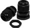 Lumonic 10x Kabelverschraubung M20 PG11 IP67 metrisch d7-12mm I Kabeldurchführung wasserdicht in schwarz I Verschraubungen, Schlauchdurchführung M20 P