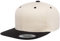 Yupoong Unisex Premium Snapback Cap Hut, Natur/schwarz, Einheitsgröße