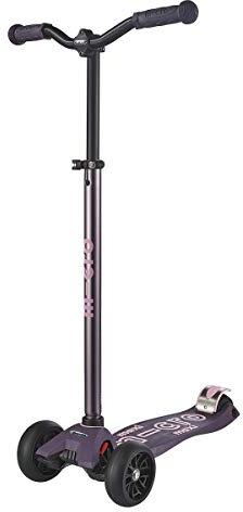 Micro Mobility Micro Maxi Kickboard Deluxe Pro Purple, lila, Polyamid, Glasfaserverstärkter Kunststoff, Altersgruppe: ab 5 Jahren, Belastbarkeit: 50 kg, MMD091 Trittbrett Maße: 14,2 x 33 cm