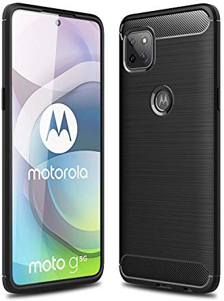 TingYR Coque pour Motorola Moto G 5G, Housse Silicone Ultra Mince, TPU Silicone, Anti Rayure, Anti Chute, Durable, Housse Étui pour Motorola Moto G 5G Smartphone.(Noir)