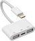für Apple-zertifizierter Lightning-Stecker auf USB-Buchse-Adapter OTG und Ladekabel für iPhone 11 12 13 14 Pro Max 7 8Plus für iPad Air A Kamera Memory Stick Flash-Laufwerk Kabelkonverter Ladesplitter