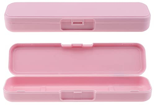 OriGlam 1pcs 24cm Besteckbox, Reisegeschirr, Aufbewahrungsbox, Reiseutensilien, Besteckkasten, Gabel, Löffel, Essstäbchen, Utensilien für Camping (1 Stück), Rosa