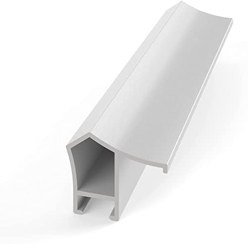 Frame My TV Deco TV Frames Alloy Prismatic - Pure White Bezel Compatible ONLY with Samsung The Frame TV (3 inch Color Chip)