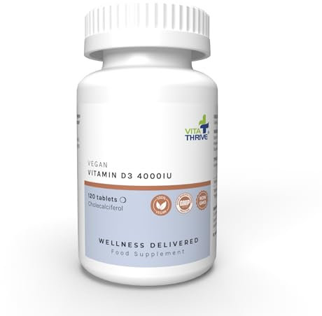 VitaThrive® Vegan Vitamin D3 400iu– 120 Tablets