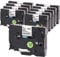Molabel 10er-Pack kompatible TZe-231 Schriftbänder für Brother TZe-231 / TZ-231, 12 mm (0,47 Zoll) laminiert, weißes Band mit schwarzer Schrift, kompatibel mit P-Touch PT-H100R, PT-H105, PT-H100LB.