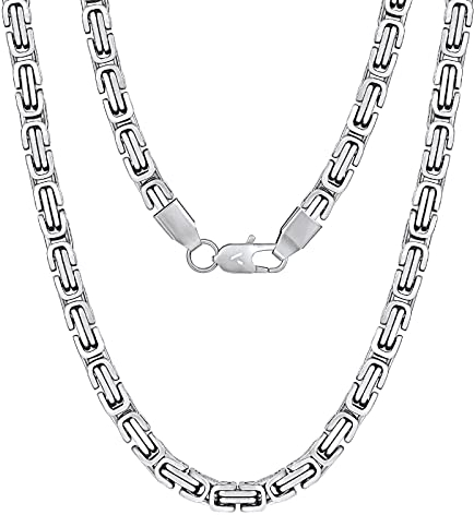 VEXXS Byzantinische Kette (Silbrig-6mm, 65.00)