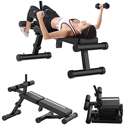 Adjustable Weight Bench,Adjustable for Men/Women,Foldable in/Decline Dumbbell Bench,Home Gym Fitness Strength Training Exercise Weightlifting,Folding Sit Up Ab Trainer Board Workbench