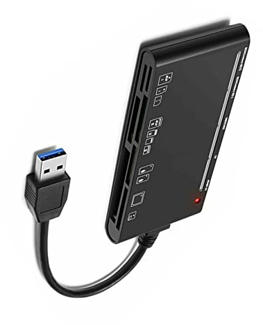 Adaptateur 7 en 1 USB 3.0 lecteur de carte SD multi-ports Hub lecteur de carte mémoire pour micro SD SDXC CF SDHC