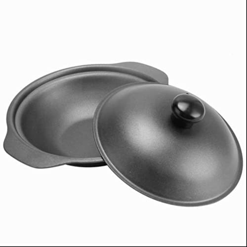Woks und Pfannen, 16–26 cm Gusseisen-Mini-Wok, traditioneller handgehämmerter Gusseisen-Wok mit Griff und Deckel für Küche, Zuhause, Restaurant, rostet Nicht, langlebig, 20 cm/7,87