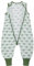 LAT Baby Schlafsack Sommer mit Füßen 0.5 Tog Musselin Kinder Sommerschlafsack für Jungen und Mädchen Ärmellose Baby Schlafsack mit Beinen Sommer (Streifen, M/12-24 Monate)