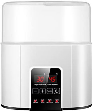 Desikixudy 1 x 2-in-1 Milchwärmer für Muttermilch / konstante Erwärmung mit Sterili-Abtaufunktion, EU-Stecker